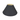 ML lamp shade 6 x 16 x 10'' Black Gold Lining Shantung Silk Coolie with Piping Lamp Shade