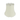 ML lamp shade 9 x 14 x 13" (Resc'd: 2") / Shantung / Eggshell V Notch Drum Shantung Lamp Shade
