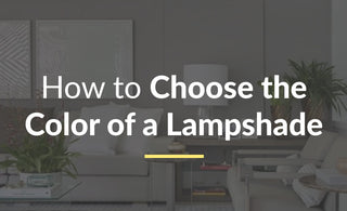 how to choose color of lampshade