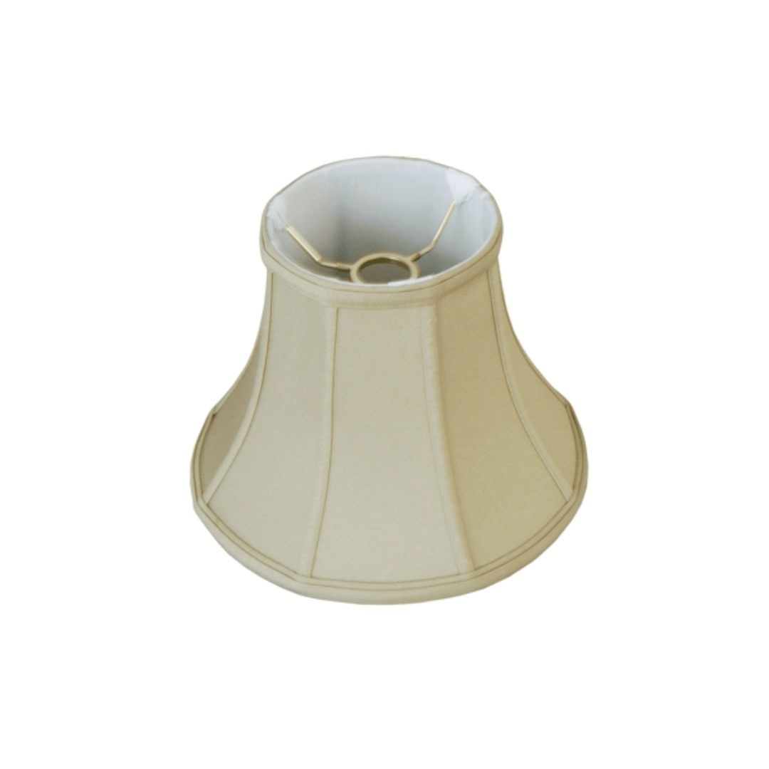 silk bell shaped lamp shades 