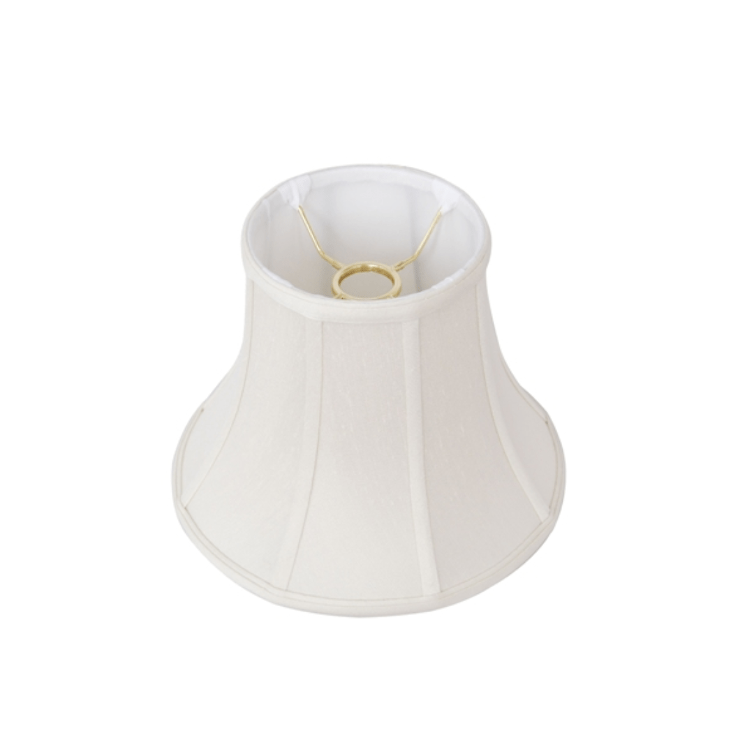 silk bell shaped lamp shades 