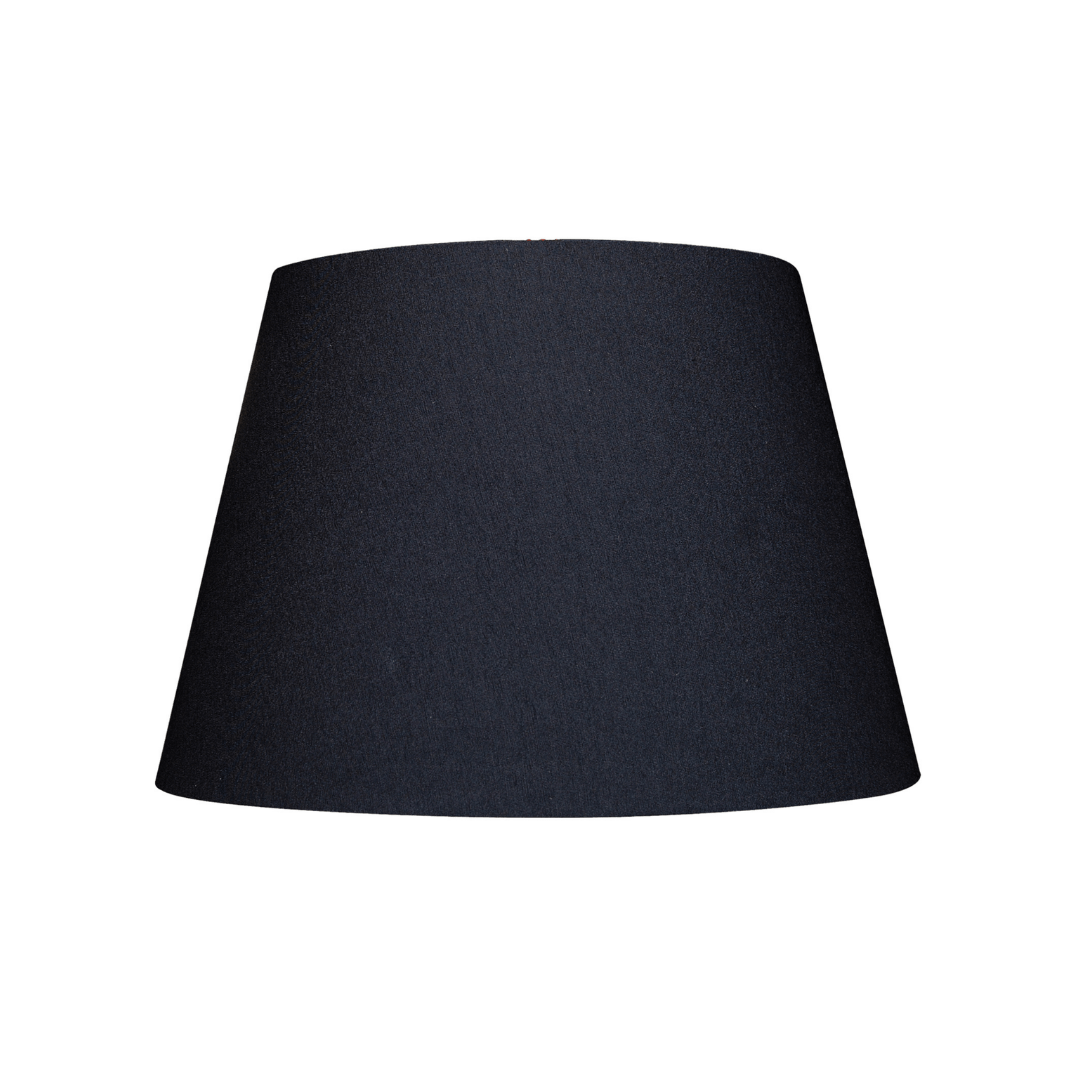 black lamp shade with gold lining