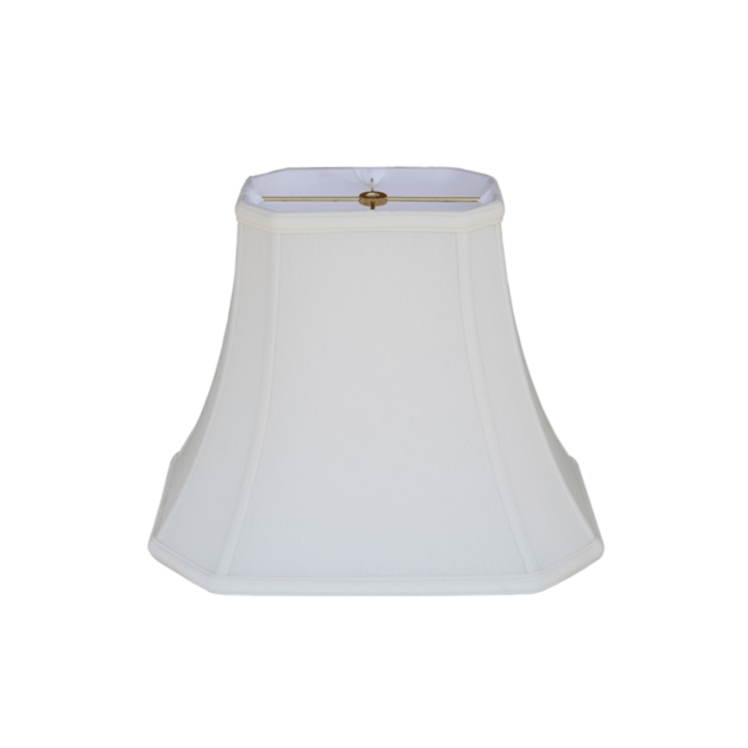 EE lamp shade Anna (Faux Silk) Cut Corner Rectangle Bell Lampshade