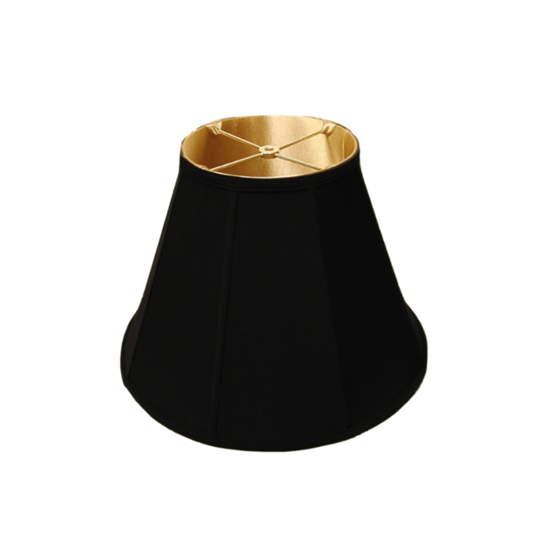 EE lamp shade Black Gold Lining Anna (Faux Silk) Empire Lamp Shade