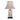 LAMP SHADE SOLUTION lamp shade [OPEN BOX] 15" Multi-Color Flower Artistic Miniature Table Lamp