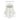 LAMP SHADE SOLUTION lamp shade [OPEN BOX] Off White Supreme Satin Hexagon Bell Lamp Shade 6x12x9.5"