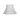 LAMP SHADE SOLUTION lamp shade [OPEN BOX] Off White Supreme Satin Hexagon Bell Lamp Shade 6x12x9.5"