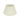 ML lamp shade Eggshell 12'' Shantung Swing Arm Empire with Piping Lamp Shade - 7 x 12 x 7.5''