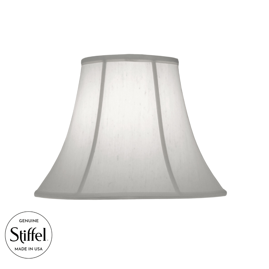 Stiffel lamp shade Stiffel Pearl Silk Bell Softback Lamp Shade 7x14x11 (Spider)