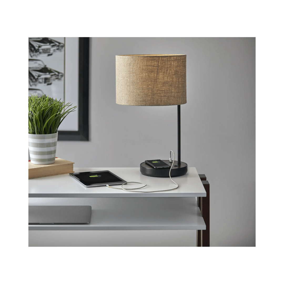 Adesso Charge Table Lamp Adesso Oliver Charge Table Lamp