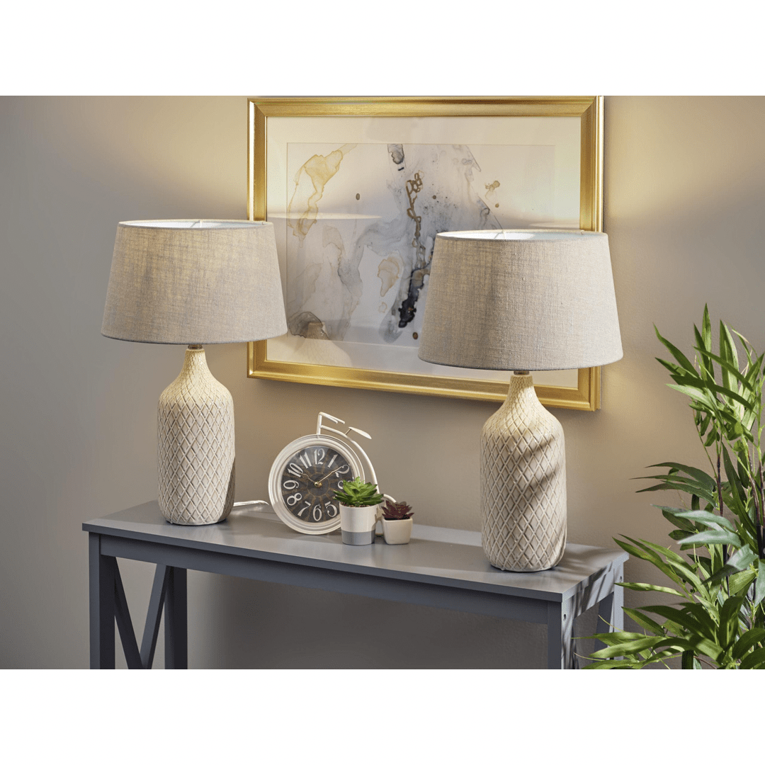 Adesso Lighting Kathryn 2 Piece Table Lamp Set