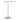 Arnsberg Table Lamps Dessau Turbo Swing-Arm Lamp with USB in Satin Nickel