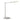 Arnsberg Table Lamps Dessau Turbo Swing-Arm Lamp with USB in Satin Nickel