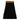  lamp shade (5 x 4.5) x (9 x 7) 11'' (Washer) / Anna Rayon / Black Gold Lining Black Deep Oblong Lampshade with soft fabric lining