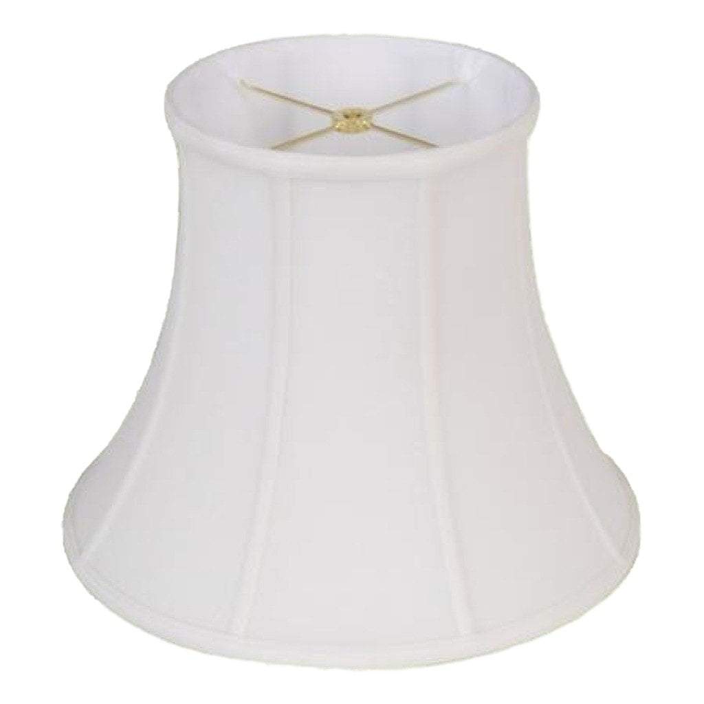 lamp shade 8.5 x 14 x 12'' / Handkerchief Cotton Linen / Off White Deep Modified Bell Lampshade