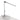 Koncept Desk Lamps Z-Bar Solo Desk Lamp with wireless charging Qi base (Warm Light; Silver)