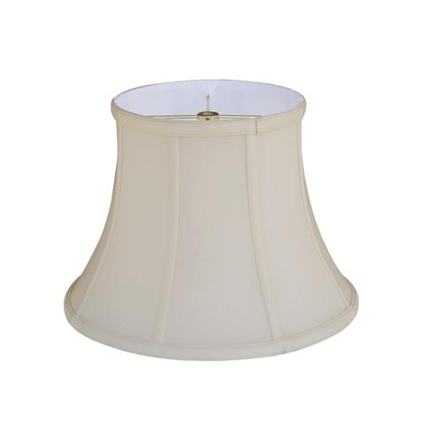 Lamp Shade Solution 7.5 x 12 x 9" (Washer 5/8" Recess) Anna (Faux Silk) Sand Modified Bell Lamp Shade