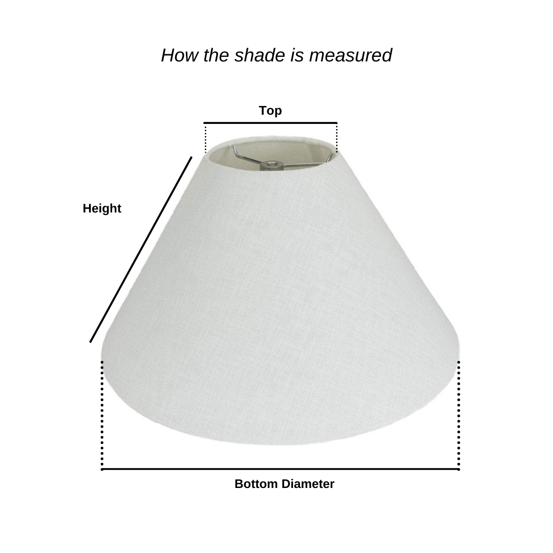 coolie shaped lampshades