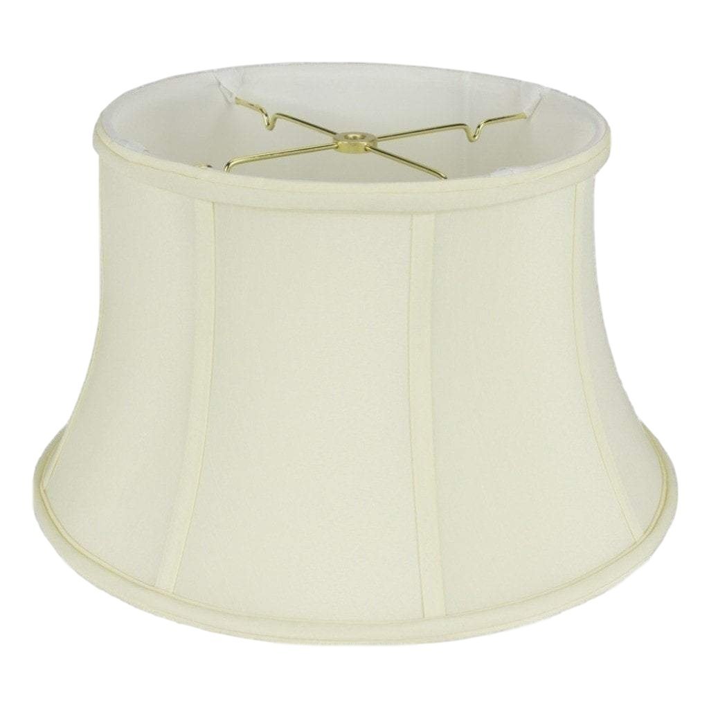  lamp shade 11 x 15 x 9'' / Shantung / Eggshell Bell Floor Lamp Shade