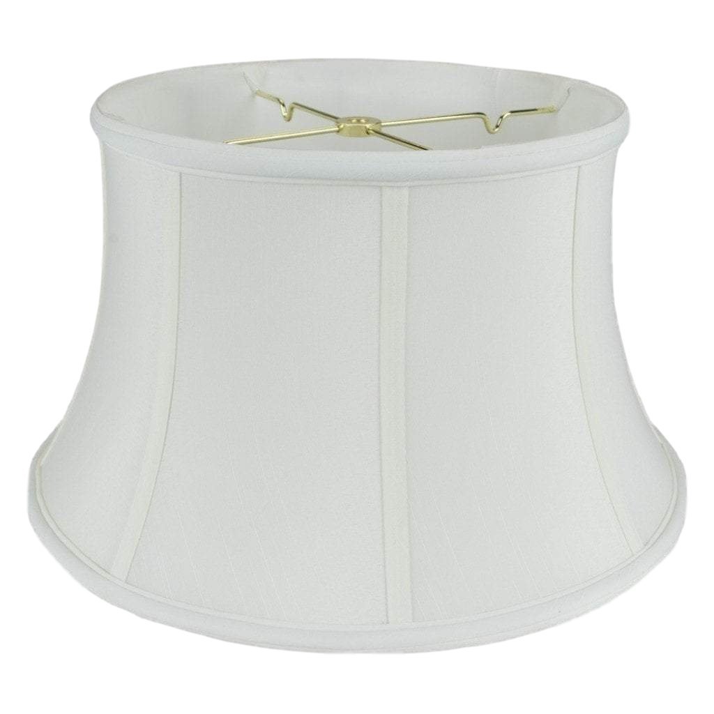  lamp shade 11 x 15 x 9'' / Shantung / White Bell Floor Lamp Shade