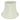  lamp shade (4x5) x (6x8) x 6.5" / Shantung / Eggshell Shantung French Oval with Piping Lamp Shade