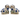 Staffordshire Reproduction Blue Pair Bunnies Figurines - 6.5''H, Set of 2 - Lamp & Shade Solution