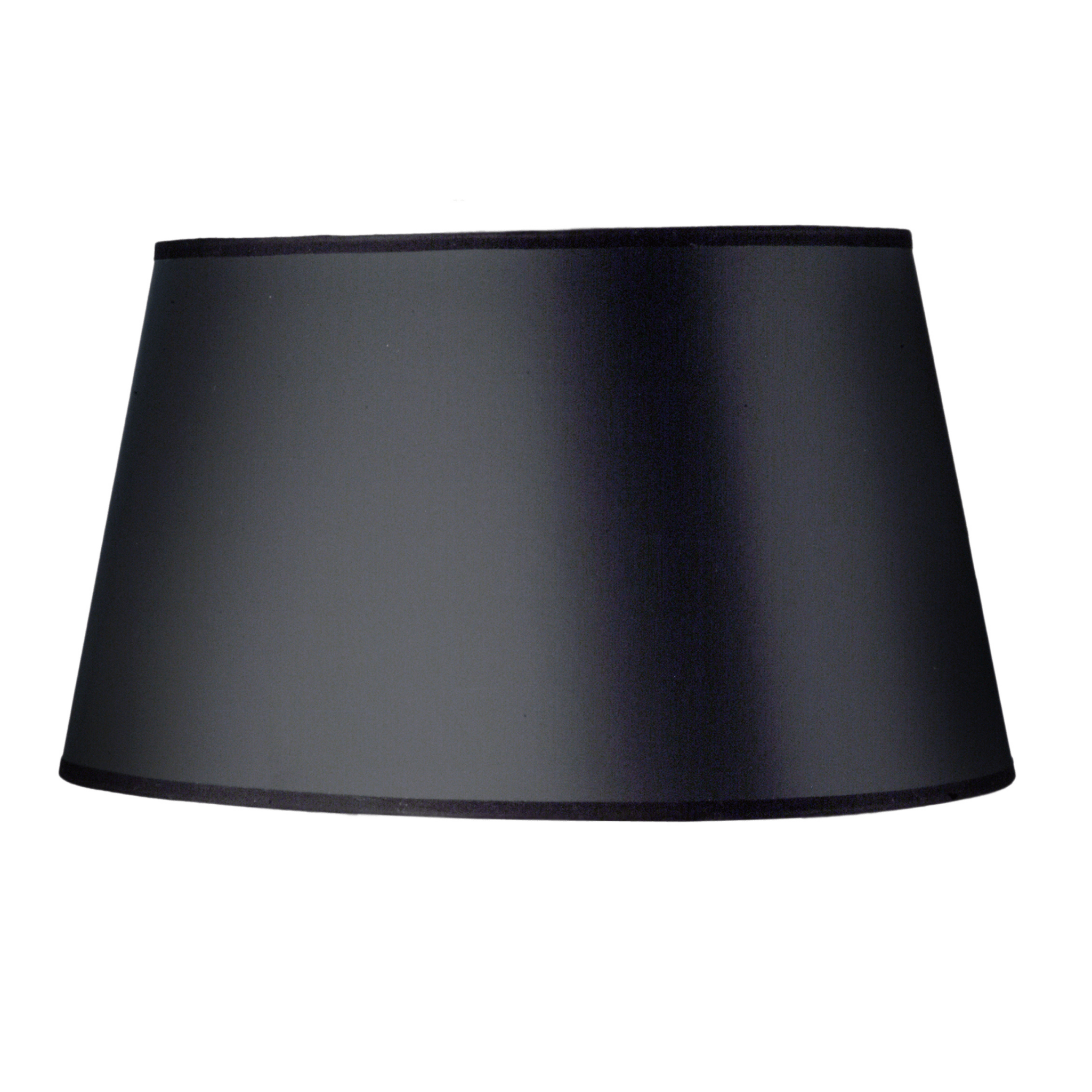 black oval lamp shade