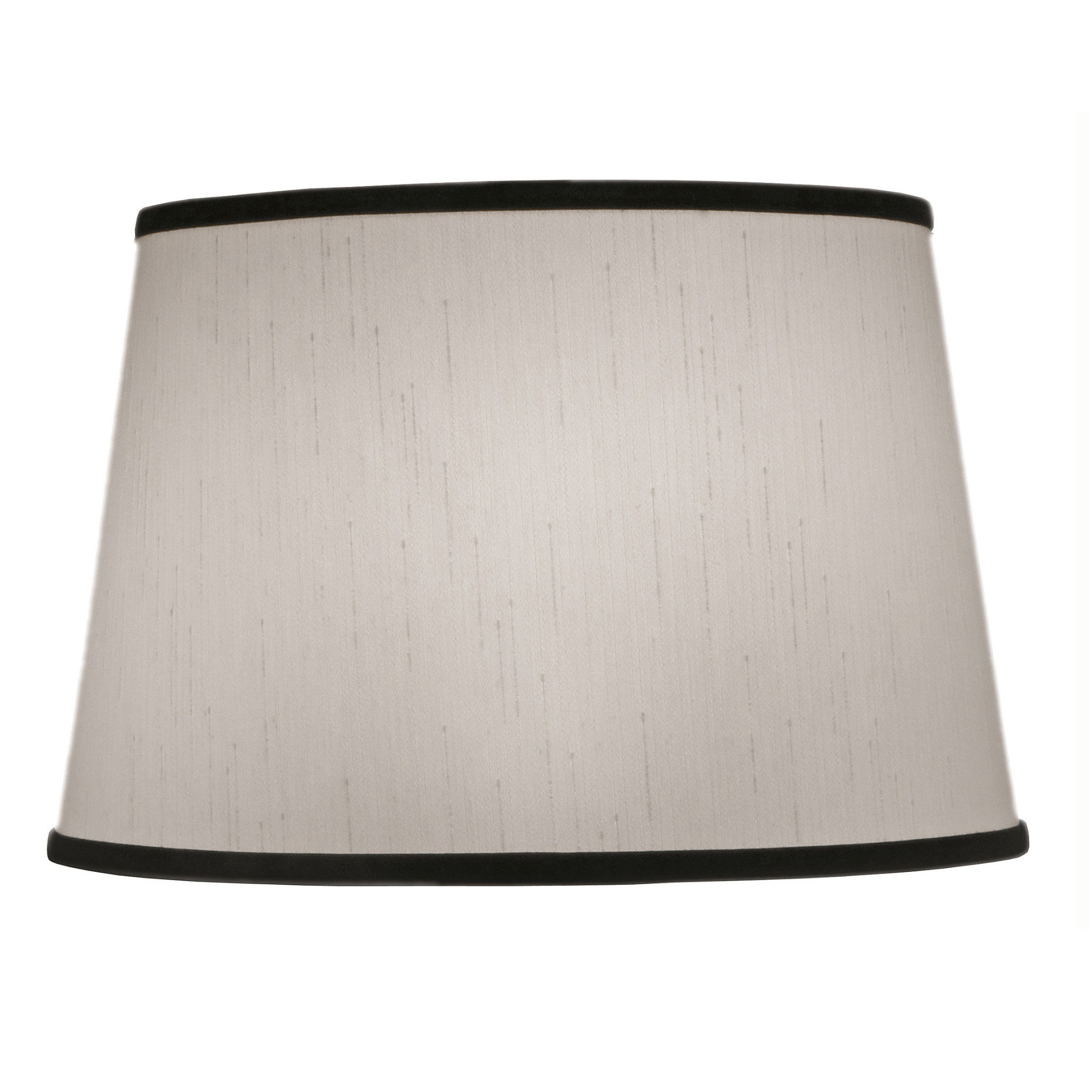 Stiffel lamp shade Global White Stiffel White Aberdeen Hardback Tapered Drum Lamp shade - 12 x 15 x 10