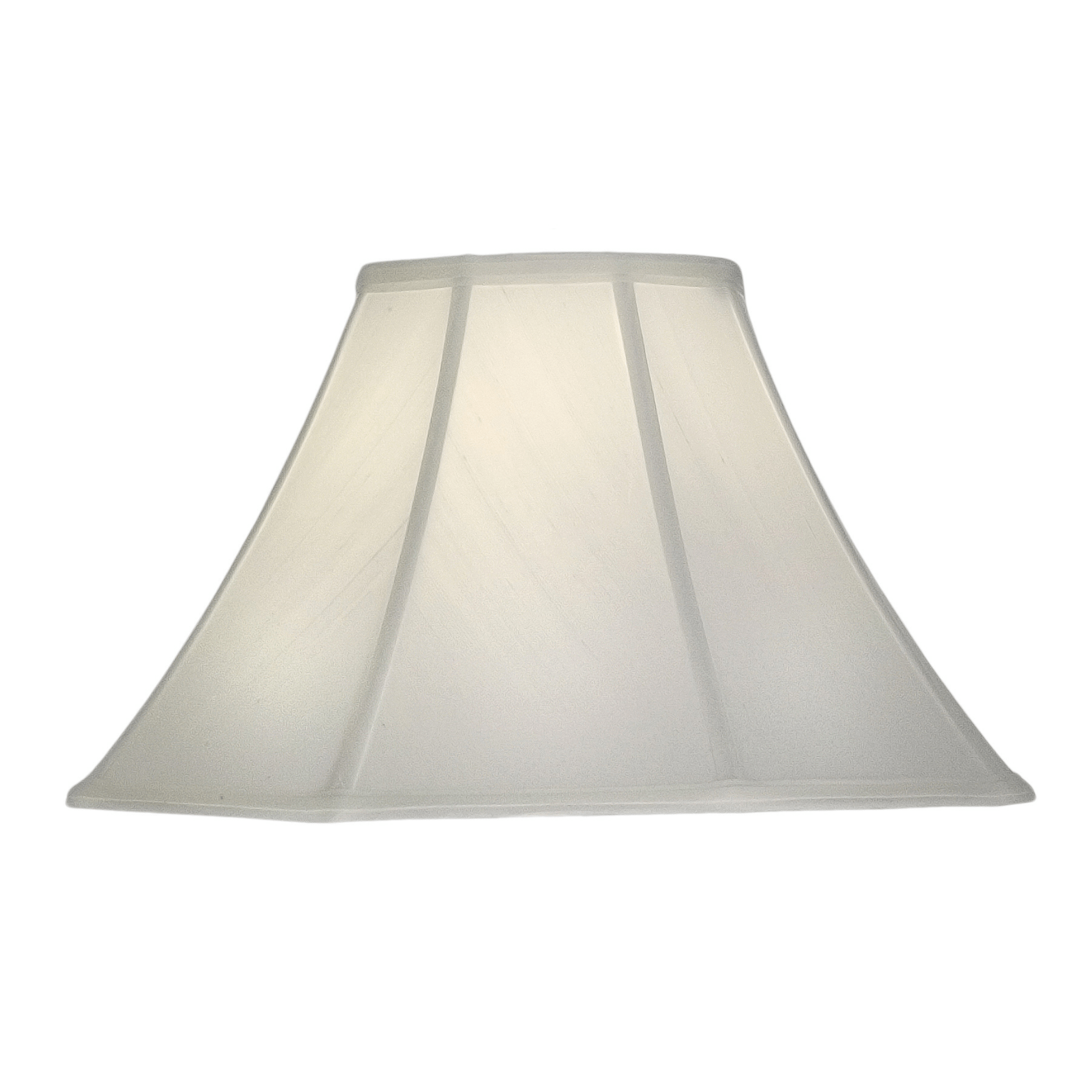 Stiffel lamp shade Off White Stiffel Off White Softback Bell Silk Shantung Lamp shade - 7” x 18” x 11.5"