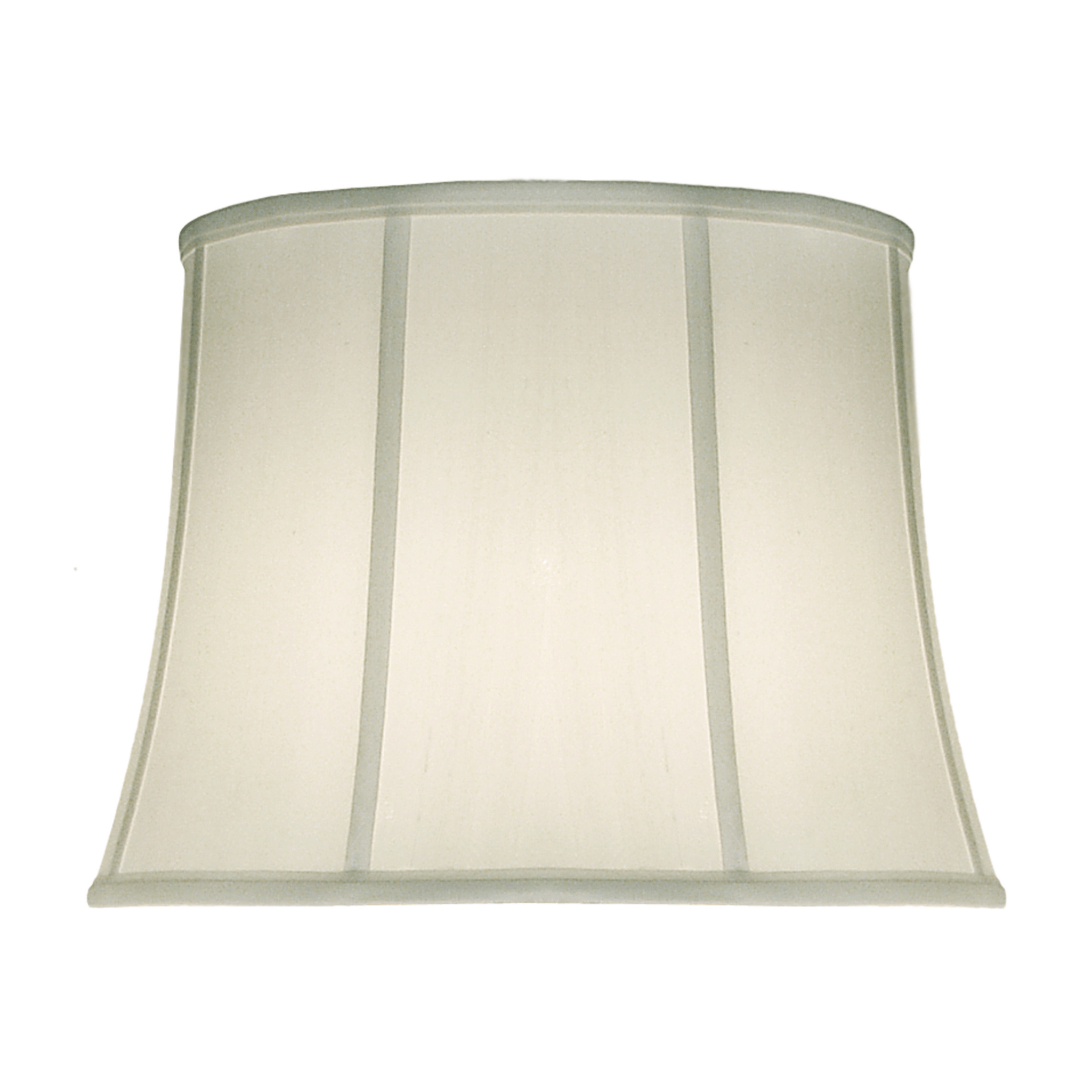 Stiffel lamp shade Off White Stiffel Off White Softback Modified Bell Silk Shantung Lamp shade - 14 x 18 x 13