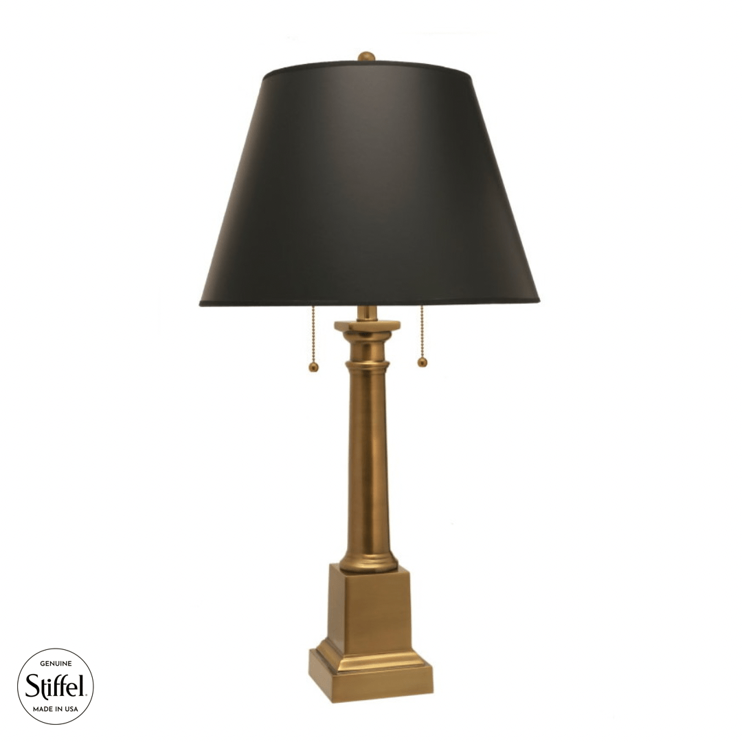 Stiffel lamp shade Stiffel Desk Lamp Antique Brass
