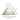 Stiffel lamp shade White Stiffel White Hardback Tapered Square Lamp shade - (4 x 6) x (10 x 16) x 11